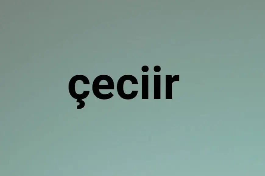 çeciir: Unraveling the Complexities in Language and Culture