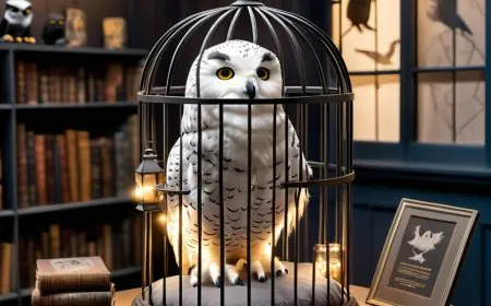 The Enchantment of Life-Size Plush Hedwig in a Cage: A Unique Addition to Your Home