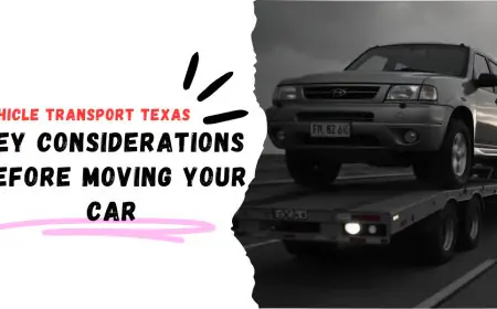 Vehicle Transport Texas: Key Considerations Before Moving Your Car